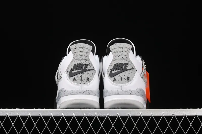 All categories Air Jordan Jordan series basketball shoes Air Jordan 4 pure original Air Jordan 4 White Cement AJ4 Joe 4 white cement white gray 840606-192